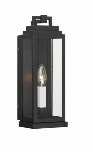 Aspen 1 Light Matte Black Outdoor Sconce ASP-8911-MK