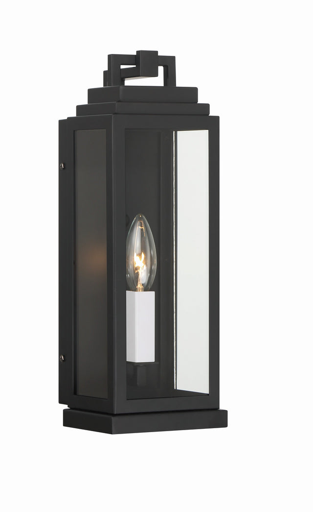 Aspen 1 Light Matte Black Outdoor Sconce ASP-8911-MK