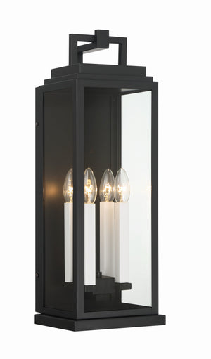 Aspen 4 Light Matte Black Outdoor Sconce ASP-8914-MK