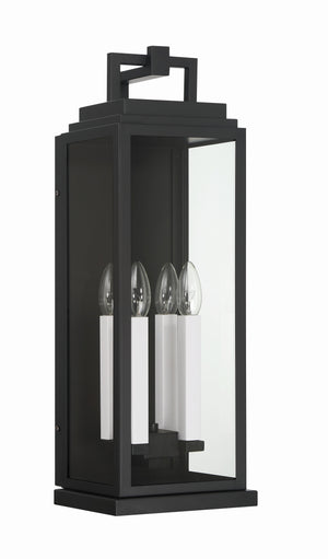 Aspen 4 Light Matte Black Outdoor Sconce ASP-8914-MK