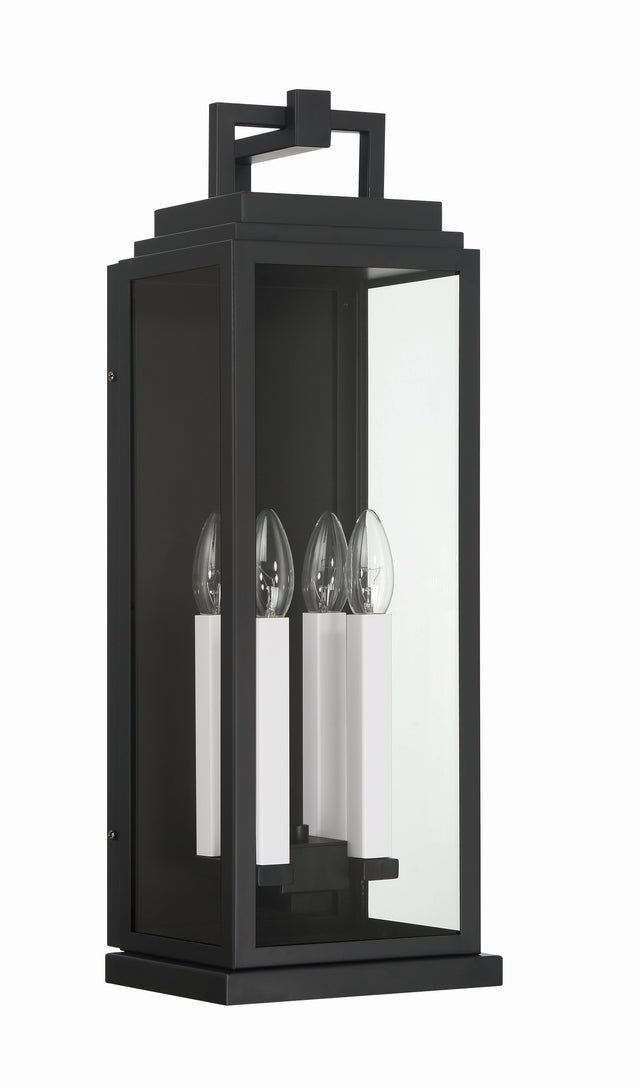 Aspen 4 Light Matte Black Outdoor Sconce ASP-8914-MK