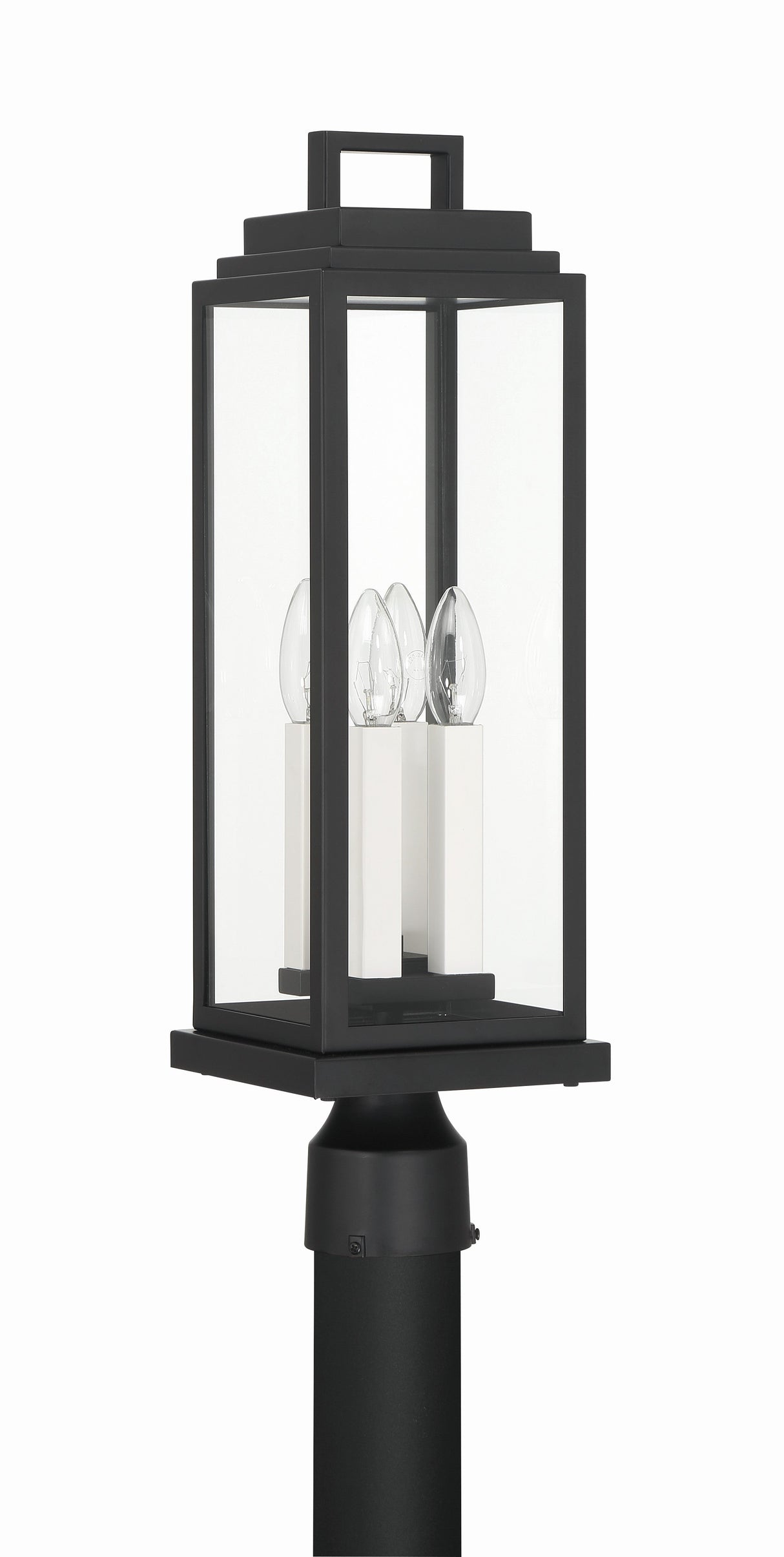 Aspen 4 Light Matte Black Outdoor Post ASP-8919-MK