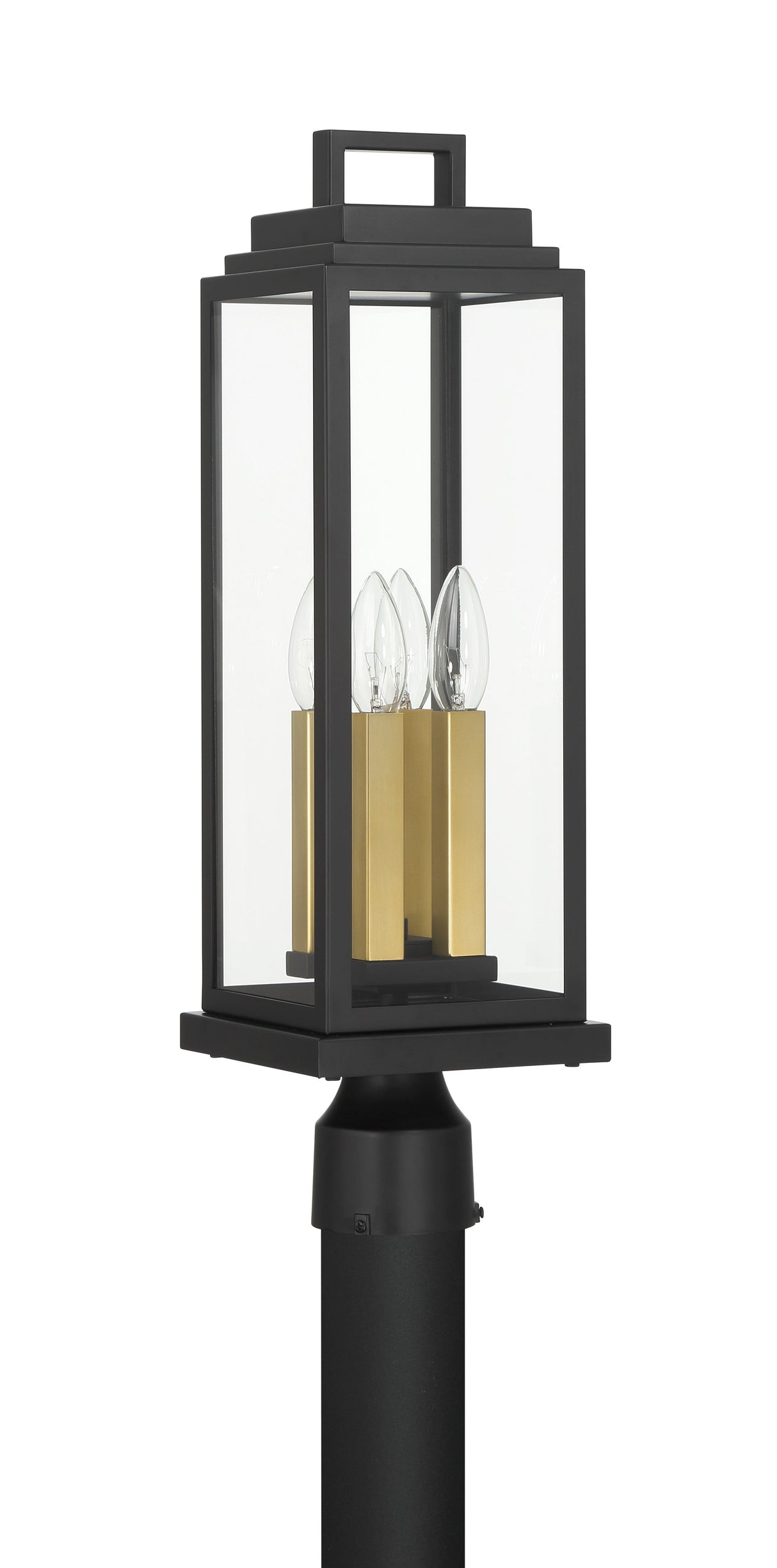 Aspen 4 Light Matte Black Outdoor Post ASP-8919-MK