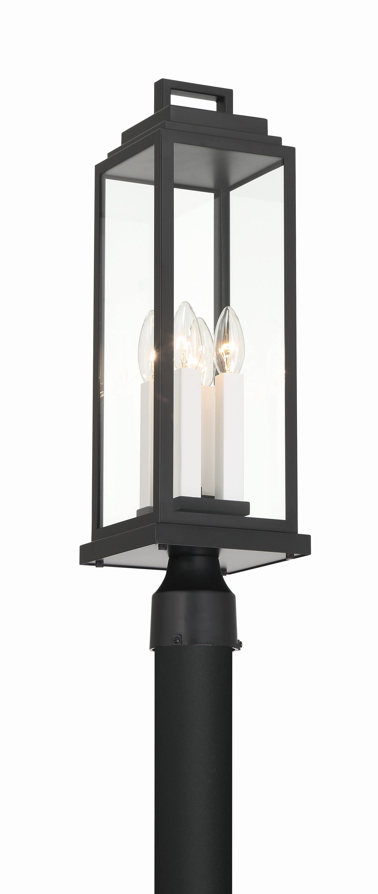 Aspen 4 Light Matte Black Outdoor Post ASP-8919-MK