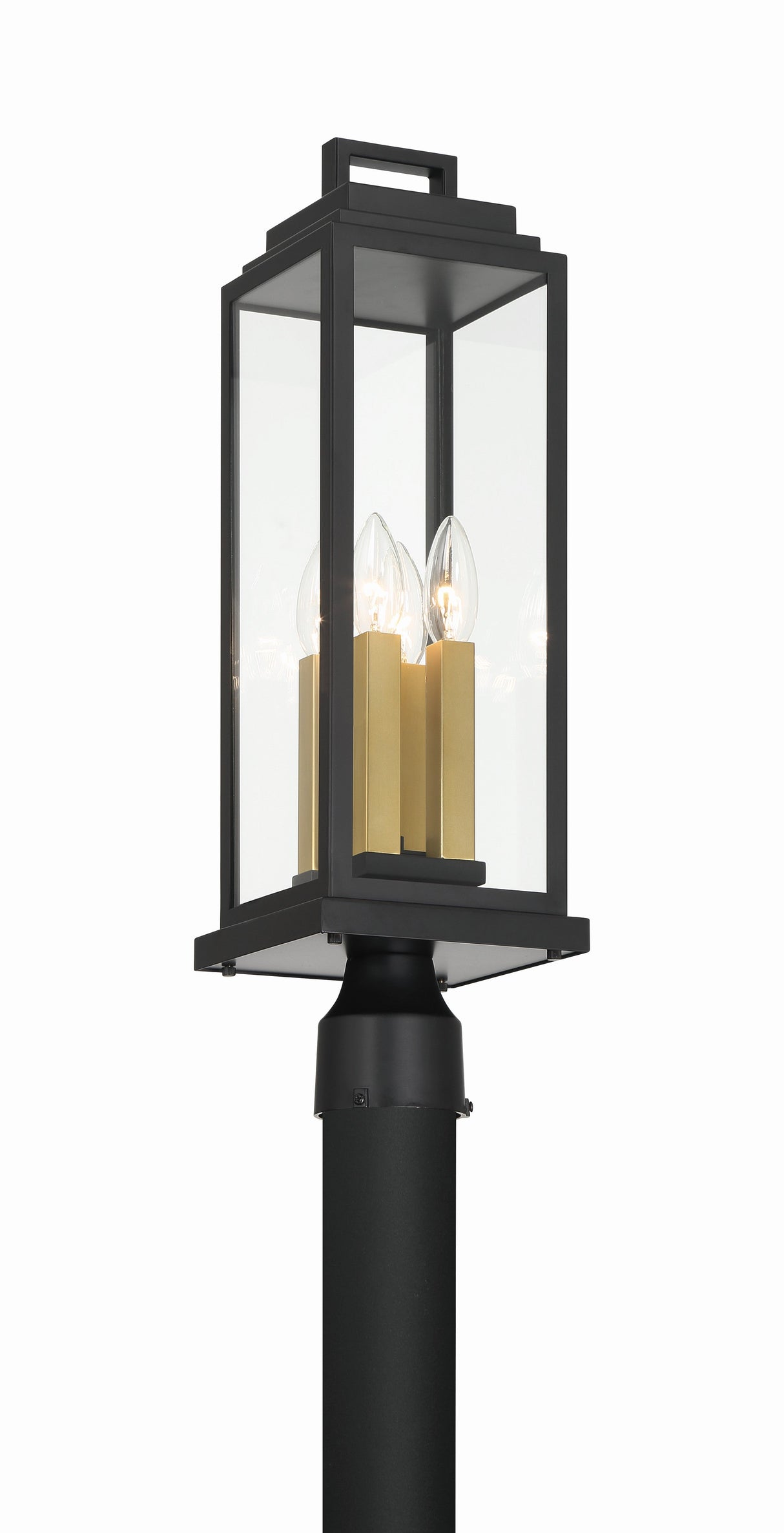 Aspen 4 Light Matte Black Outdoor Post ASP-8919-MK