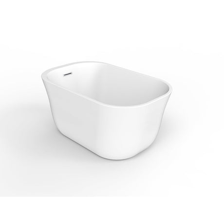 Camille 51" Acrylic Freestanding Tub With Internal Drain