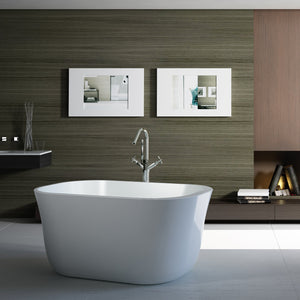 Camille 51" Acrylic Freestanding Tub With Internal Drain