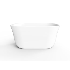 Chrishell 55" Acrylic Freestanding Tub With Internal Drain