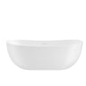 Kinsley 67" Acrylic Tub in Matte White