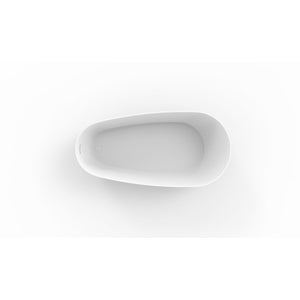 Olivia 59" Acrylic Freestanding Tub With Internal Drain
