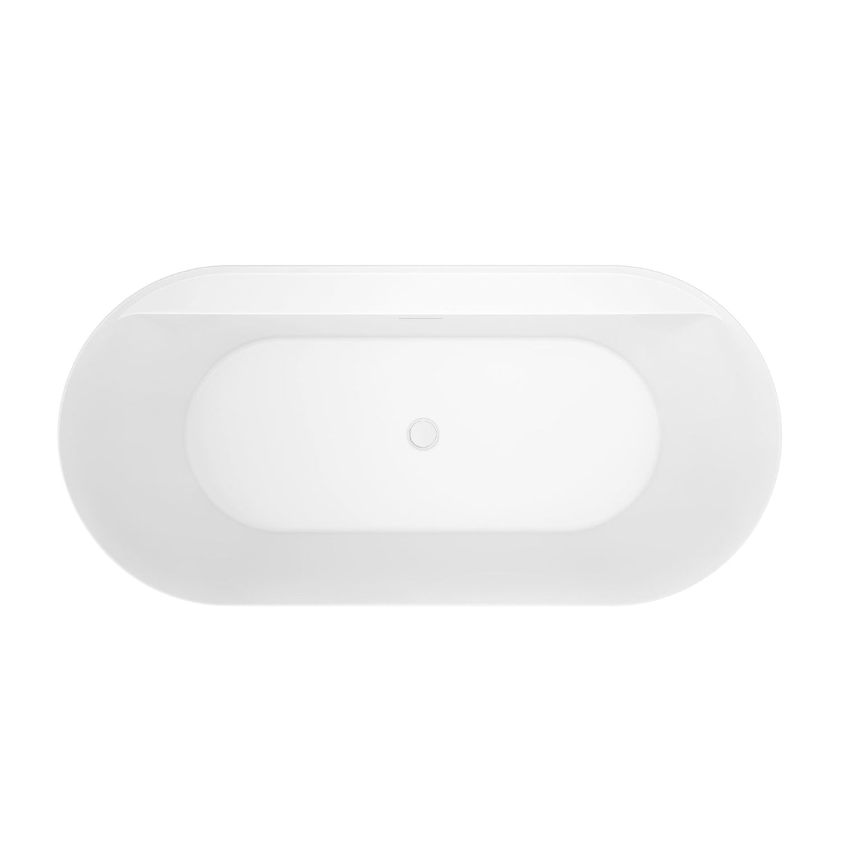 Rollins 67" Acrylic Tub in Matte White