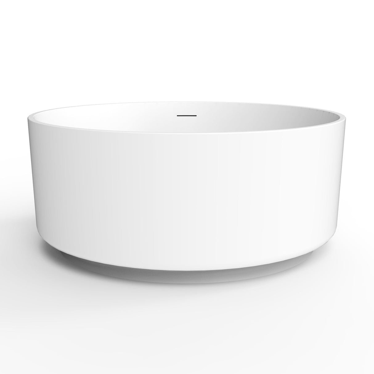 Xandra 55" Acrylic Freestanding Round Tub With Internal Drain