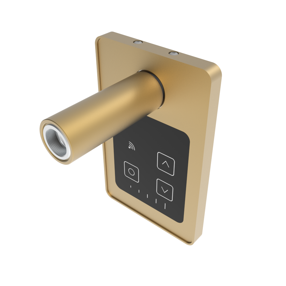 Amba Products ATW-TDHC-SB Touch Digital Heat Controller - 0.5 x 3.375 x 5.25 in. - Satin Brass Finish