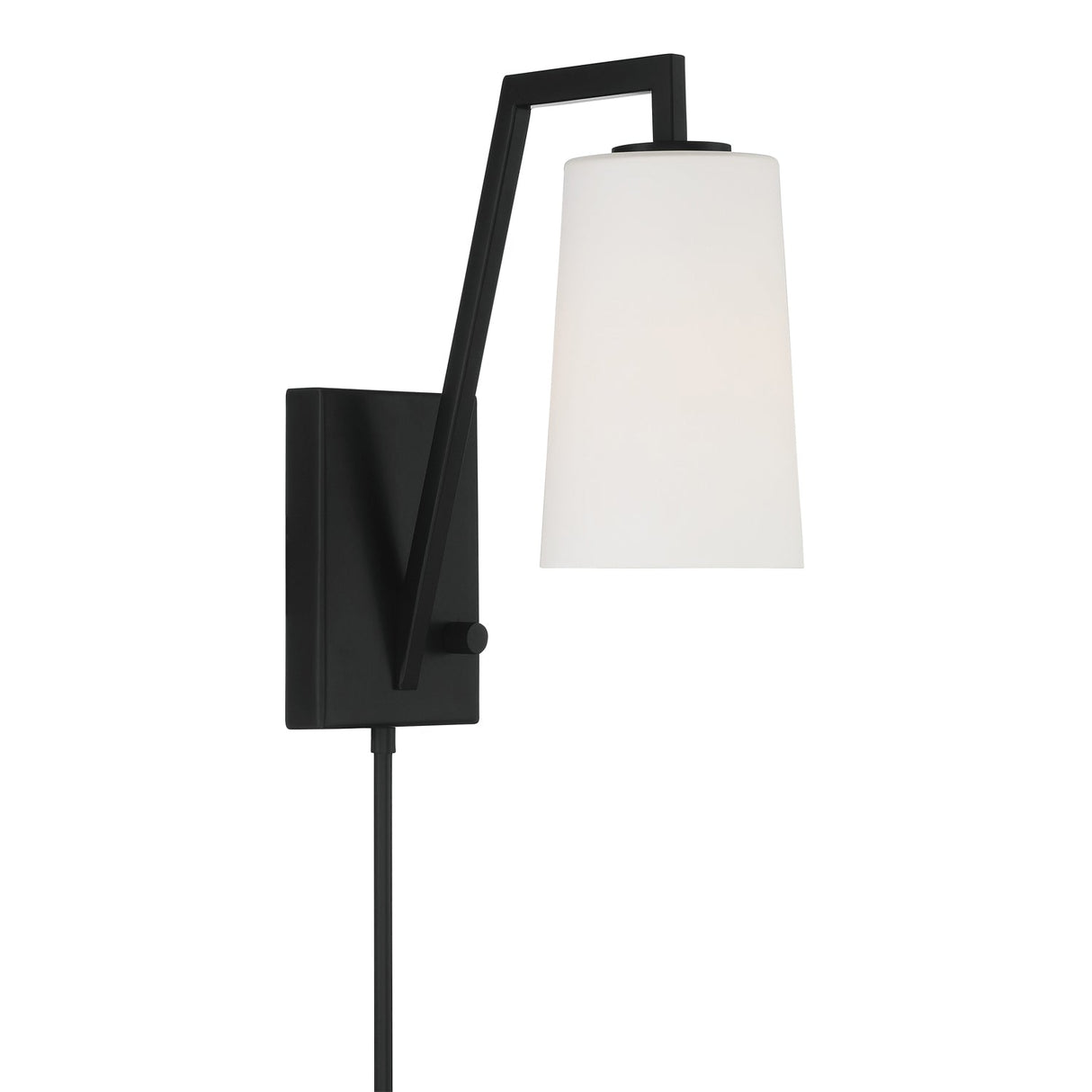 Avon 1 Light Matte Black Task Sconce AVO-B4201-MK