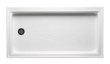 Americh A6032EL-WH 60" x 32" End Drain Left Shower Base - White