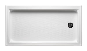 Americh A6032ER-WH 60" x 32" End Drain Right Shower Base - White