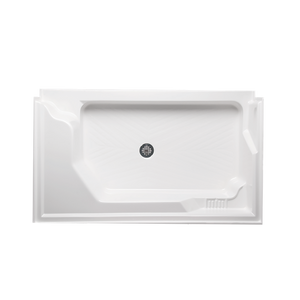 Americh A4836STSL-WH 48" x 36" Single Threshold w/ Left Hand Seat Shower Base - White