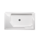 Americh A6036STSL-WH 60" x 36" Single Threshold w/ Left Hand Seat Shower Base - White