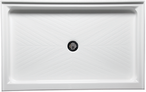 Americh A4234ST-WH 42" x 34" Single Threshold Shower Base - White