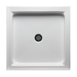 Americh A3838DT-WH 38" x 38" Double Threshold Shower Base - White