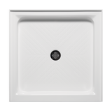Americh A3434ST-WH 34" x 34" Single Threshold Shower Base - White