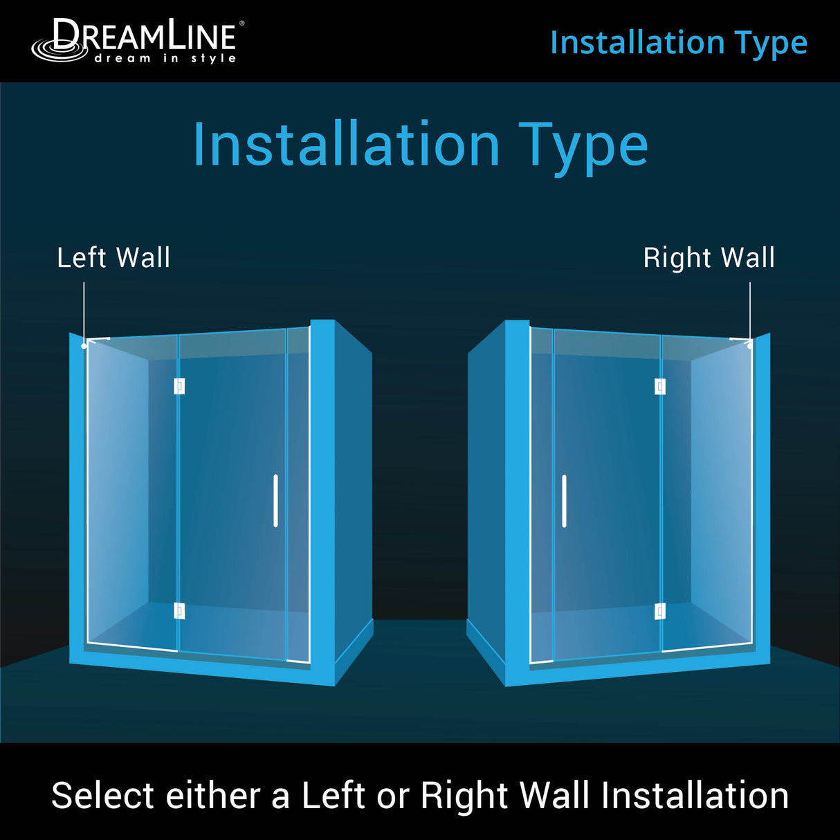 DreamLine Unidoor-X 64 1/2-65 in. W x 72 in. H Frameless Hinged Shower Door in Oil Rubbed Bronze