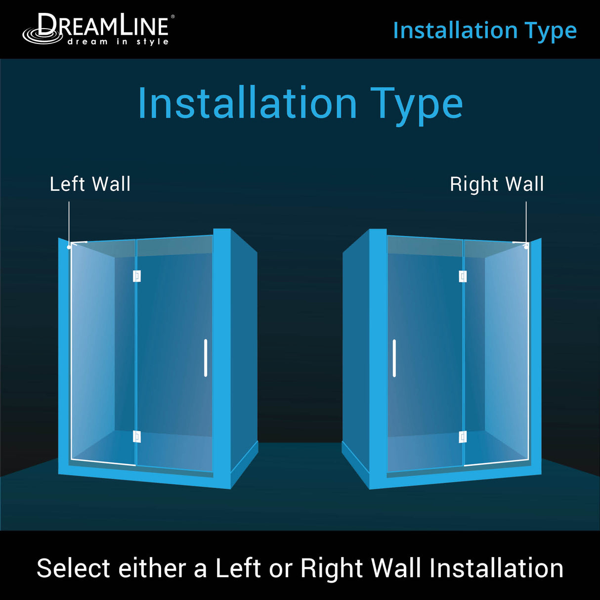 DreamLine Unidoor-X 53 in. W x 72 in. H Frameless Hinged Shower Door in Brushed Nickel