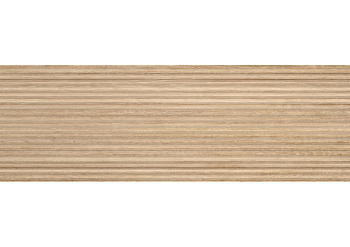 Roca Tile Usa Inc Elegant Ideas 12X36 Abbey Suite Roble - Textured / Fluted Wall Tile
