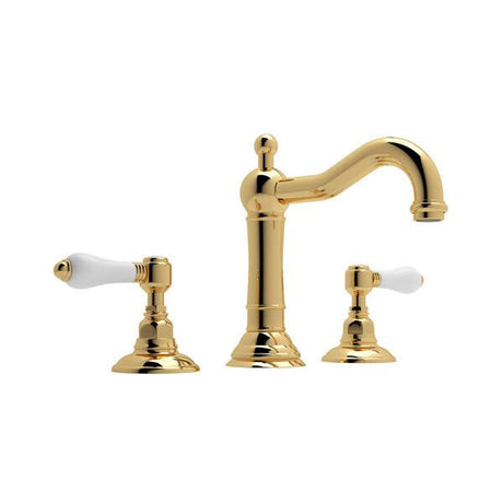 Acqui® Widespread Lavatory Faucet Italian Brass PoshHaus