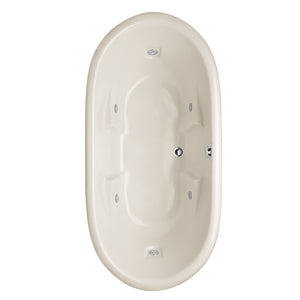 Hydro Systems AIM7236AWP-BIS AIMEE 7236 AC W/WHIRLPOOL SYSTEM-BISCUIT