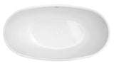 Hydro Systems ALA6634HTO-WHI ALAMO 6634 METRO TUB ONLY-WHITE