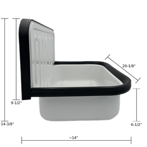 Alape 1201000000 AG.STAHLFORM 510U Bucket Sink PoshHaus