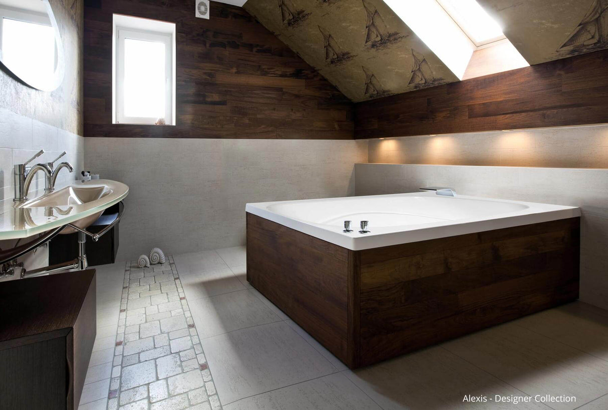 Hydro Systems ALE6048ATO-BIS ALEXIS 6048 AC TUB ONLY-BISCUIT