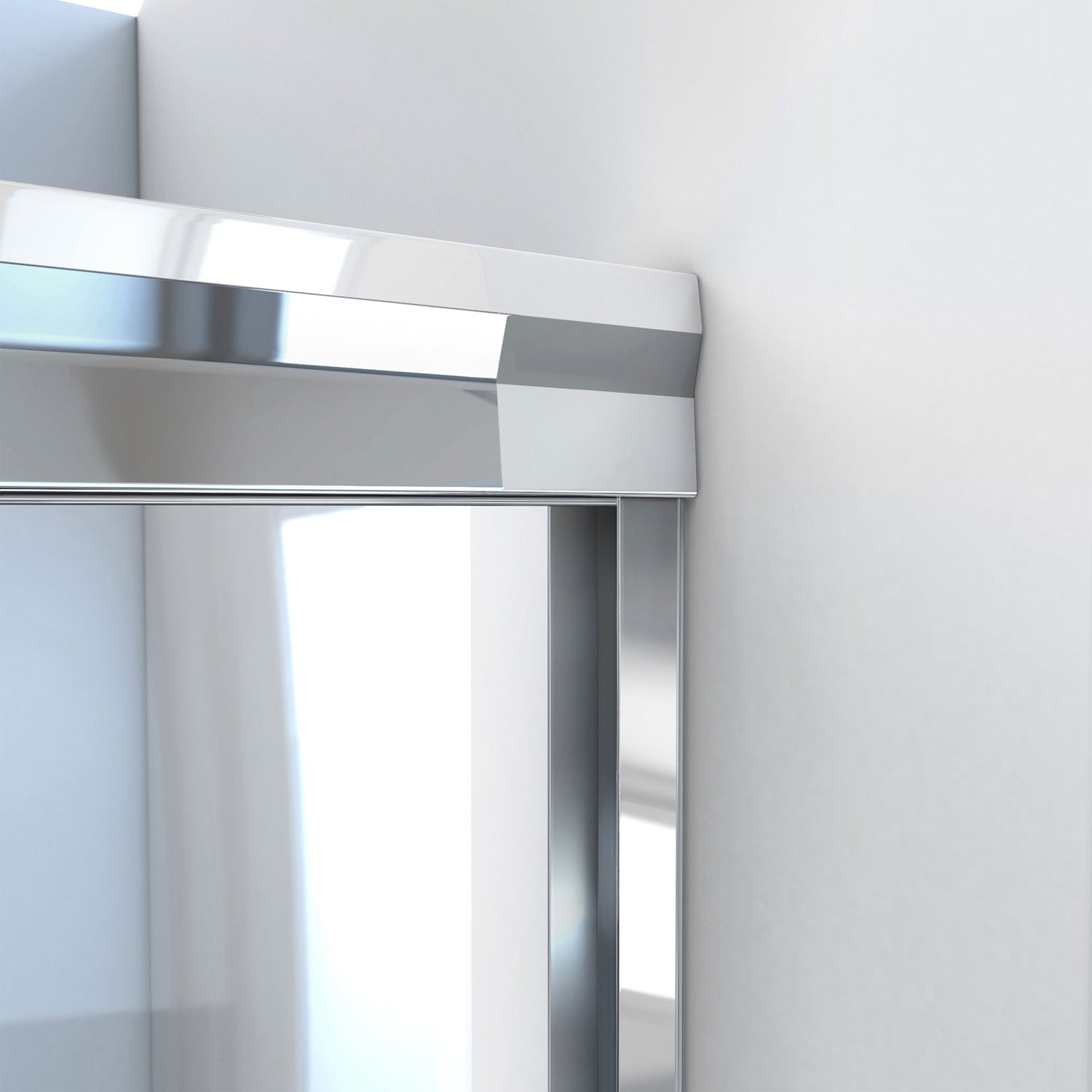 DreamLine Alliance Pro BG 56-60 in. W x 70 3/8 in. H Semi-Frameless Sliding Shower Door in Chrome and Clear Glass