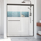 DreamLine Alliance Pro LT 56-60 in. W x 70 3/8 in. H Semi-Frameless Bypass Sliding Shower Door in Oil Rubbed Bronze w/ Clear Glass