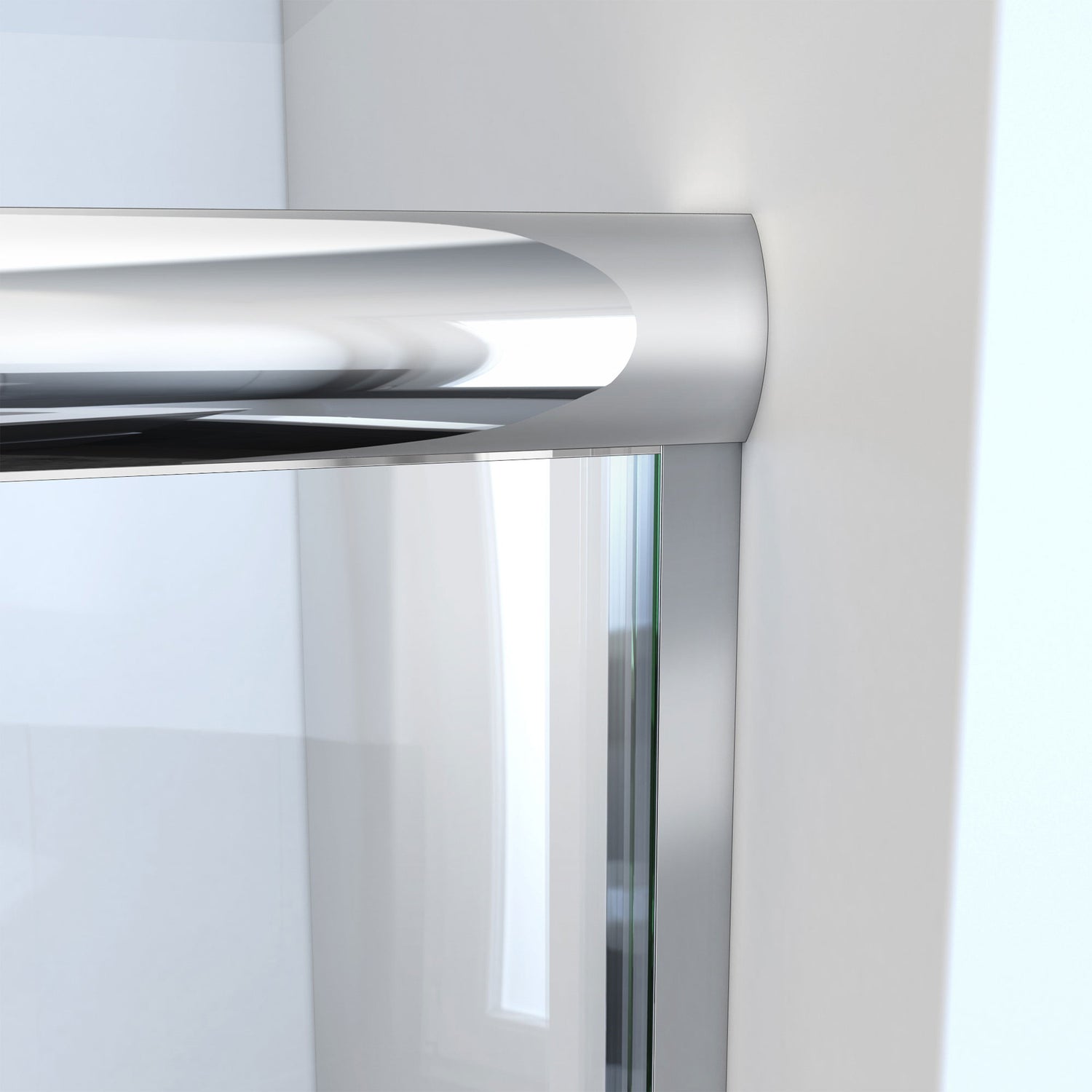 DreamLine Alliance Pro LT 56-60 in. W x 57 3/8 in. H Semi-Frameless Bypass Sliding Tub Door in Satin Black and Clear Glass
