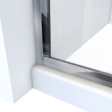 DreamLine Alliance Pro ML 56-60 in. W x 70 1/2 in. H Semi-Frameless Sliding Shower Door in Chrome and Clear Glass