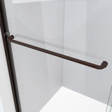 DreamLine Alliance Pro ML 56-60 in. W x 74 1/2 in. H Semi-Frameless Sliding Shower Door in Oil Rubbed Bronze and Clear Glass