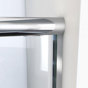 DreamLine Alliance Pro ML 56-60 in. W x 74 1/2 in. H Semi-Frameless Sliding Shower Door in Chrome and Clear Glass