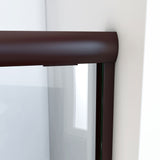 DreamLine Alliance Pro ML 56-60 in. W x 70 1/2 in. H Semi-Frameless Sliding Shower Door in Oil Rubbed Bronze and Clear Glass
