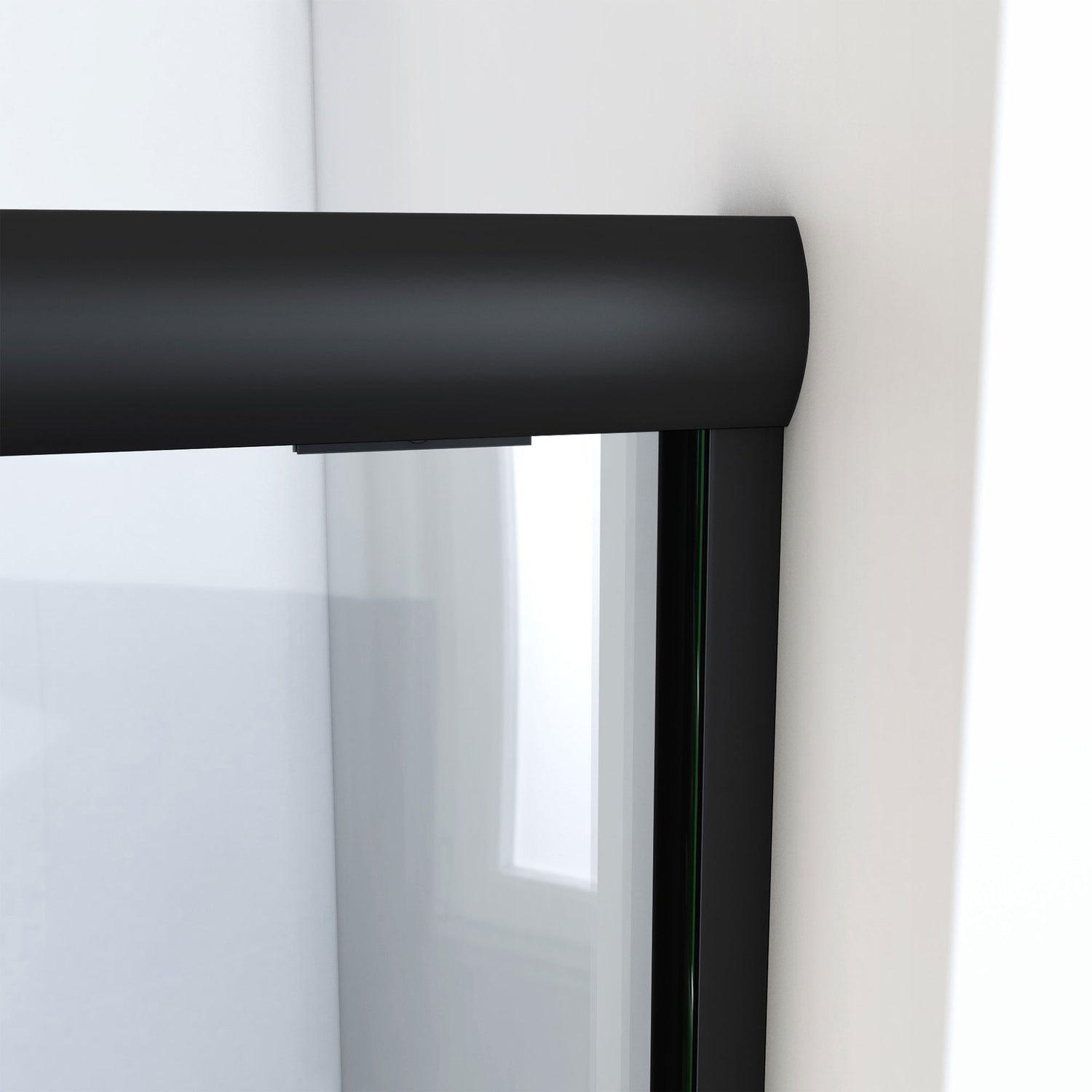 DreamLine Alliance Pro ML 56-60 in. W x 70 1/2 in. H Semi-Frameless Sliding Shower Door in Satin Black and Clear Glass