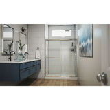 DreamLine Alliance Pro 56-60 in. W x 70 3/8 in. H Semi-Frameless Bypass Bypass Sliding Shower Door in Chrome and Clear Glass