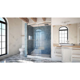 DreamLine Alliance Pro 56-60 in. W x 80 3/8 in. H Semi-Frameless Bypass Sliding Shower Door in Chrome and Clear Glass