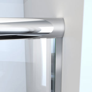 DreamLine Alliance Pro 56-60 in. W x 76 3/8 in. H Semi-Frameless Bypass Sliding Shower Door in Oil Rubbed Bronze and Clear Glass
