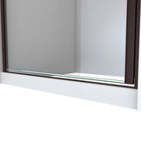 DreamLine Alliance Swing BG 30 - 31 in. W x 66 in. H Semi-Frameless Swing Shower Door in Oil Rubbed Bronze and Clear Glass