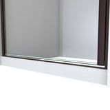 DreamLine Alliance Swing BG 28 - 29 in. W x 66 in. H Semi-Frameless Swing Shower Door in Oil Rubbed Bronze and Clear Glass