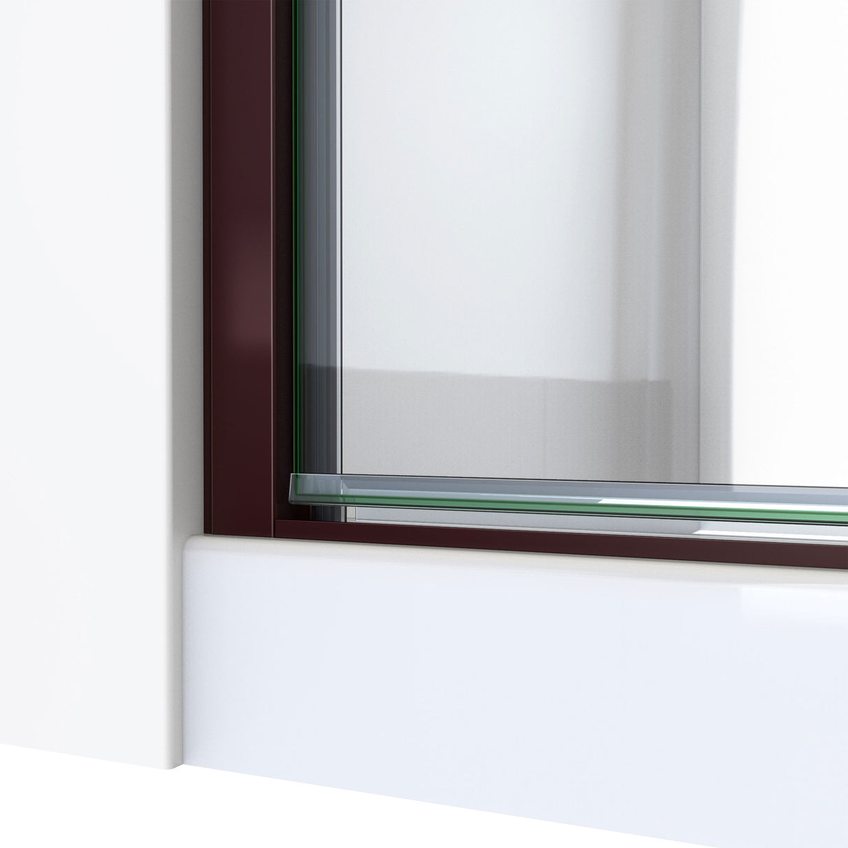 DreamLine Alliance Swing 24 in. W x 72 5/8 in. H Semi-Frameless Swing Shower Door in Oil Rubbed Bronze and Clear Glass
