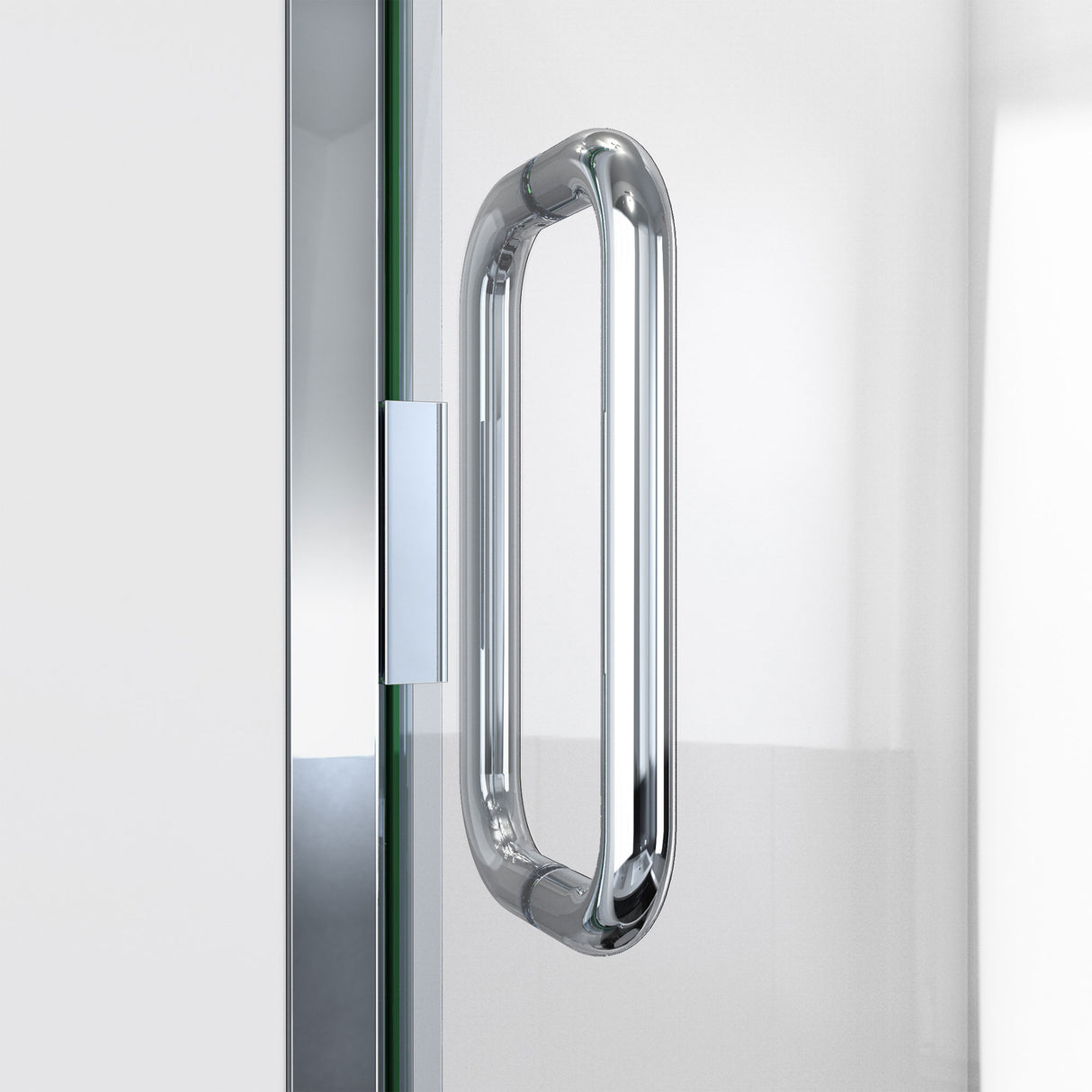 DreamLine Alliance Swing 30 in. W x 72 5/8 in. H Semi-Frameless Swing Shower Door in Chrome and Clear Glass