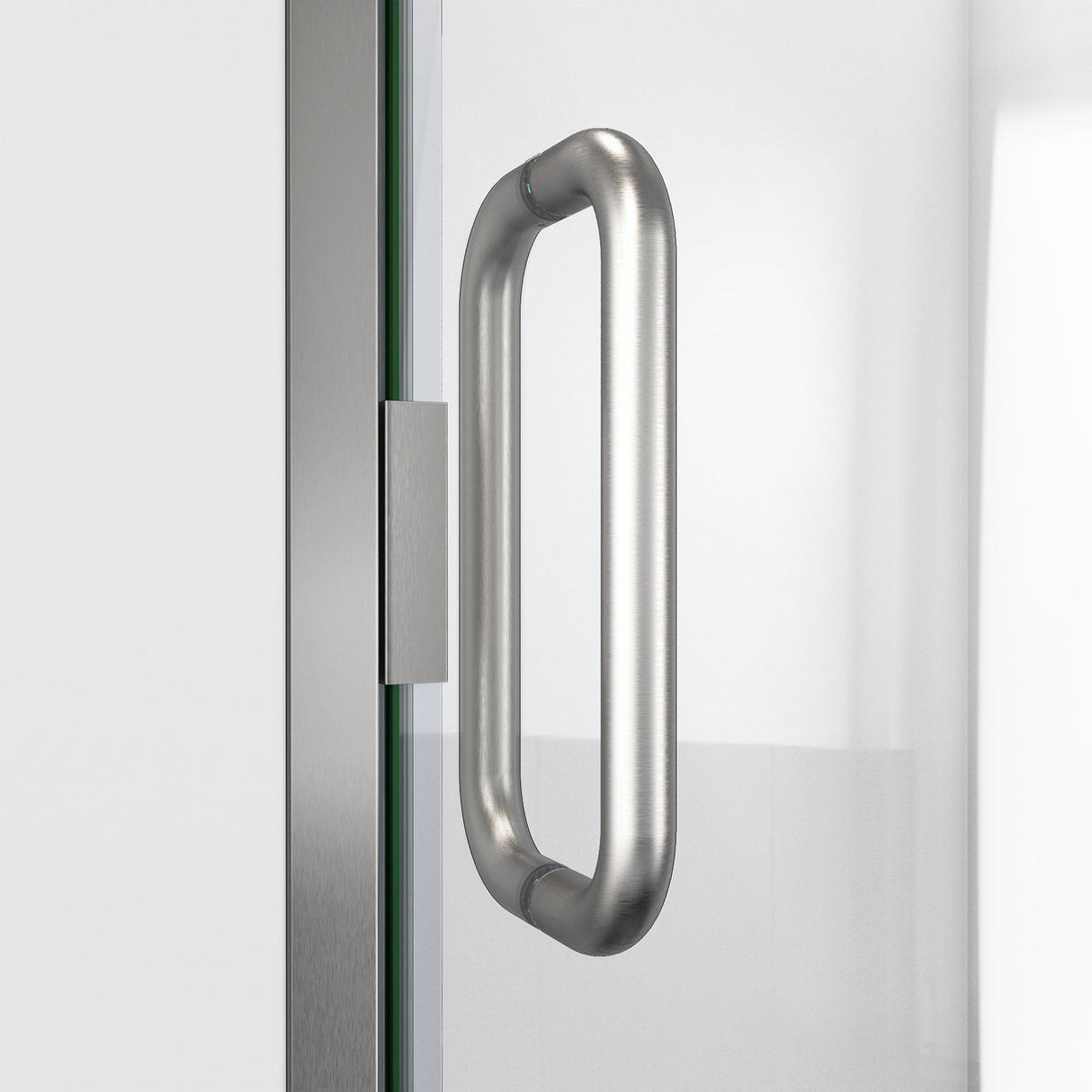 DreamLine Alliance Swing 30 in. W x 72 5/8 in. H Semi-Frameless Swing Shower Door in Brushed Nickel and Clear Glass