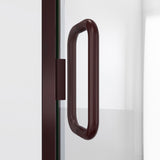 DreamLine Alliance Swing 24 in. W x 72 5/8 in. H Semi-Frameless Swing Shower Door in Oil Rubbed Bronze and Clear Glass
